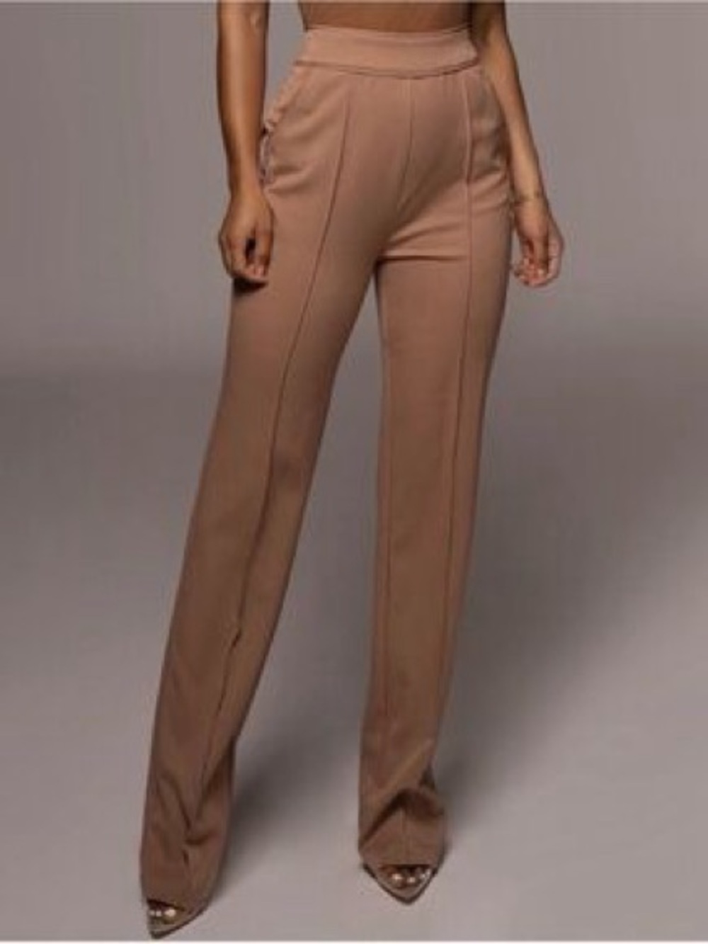 JLUXLABEL beige Wide Leg Pants